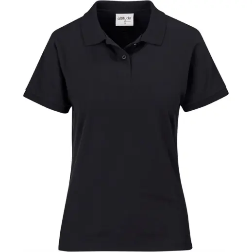 Ladies Recycled Promo Golf Shirt Black